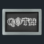 Goth Rechteckige Gürtelschnalle<br><div class="desc">Goth</div>