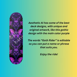 Goth Rider Skateboard