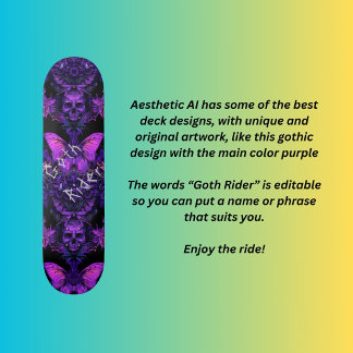 Goth Rider Skateboard