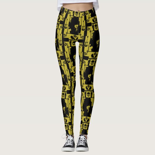 Goth Rock Fashion Leggings (Vorderseite)
