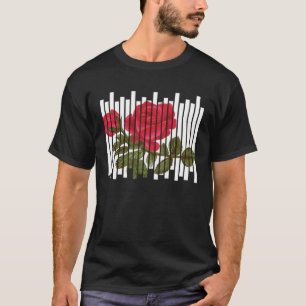 Goth Rose Ästhetische Grunge für eine Blume und An T-Shirt