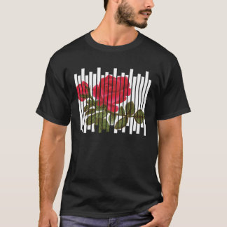 Goth Rose Ästhetische Grunge für eine Blume und An T-Shirt