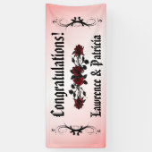 Goth Rote Rose Banner (Vertikal)