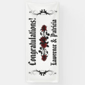 Goth Rote Rose Banner (Vertikal)