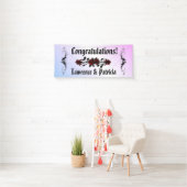 Goth Rote Rose Lila Banner (Insitu)