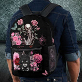 Goth Rucksack Spinnen Katzen Rose dunkles emo