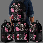 Goth Rucksack Spinnen Katzen Rose dunkles emo