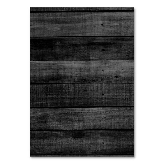 Goth Rustic Halloween Hochzeit Tischnummer (Rückseite)