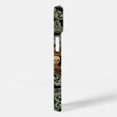 Goth Sage Green Ornament mit Schädel Case-Mate iPhone Hülle (Rückseite / Rechts)