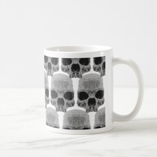 Goth-Schädel Kaffeetasse (Rechts)