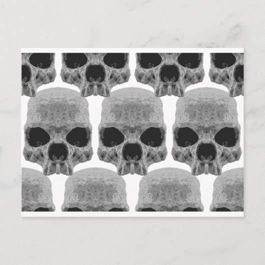 Goth-Schädel Postkarte (Vorderseite)