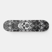 Goth Schädel Skateboard (Horizontal)