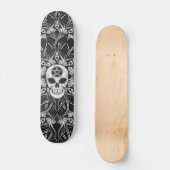 Goth Schädel Skateboard (Vorderseite)