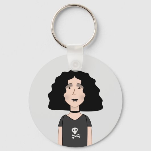 Goth Schlüsselanhänger (Vorderseite)