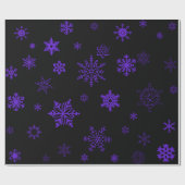 Goth Schwarz-Verpackungs-Papier mit lila Geschenkpapier (Flach)