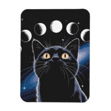 Goth Schwarze Katze, Goth Geschenk, Witching Hour