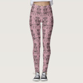 GOTH SEE KEIN EVIL FRIEDHOF SKELETON LEGGINGS Wied (Vorderseite)