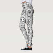 GOTH SEE KEIN EVIL FRIEDHOF SKELETON LEGGINGS Wied (Links)