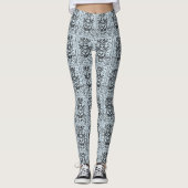 GOTH SEE KEIN EVIL FRIEDHOF SKELETON LEGGINGS Wied (Vorderseite)