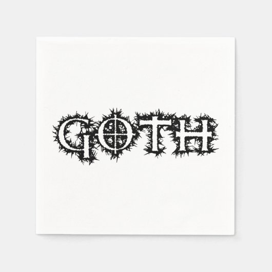 Goth Serviette (Vorderseite)