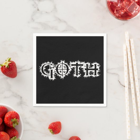 Goth Serviette (Beispiel)