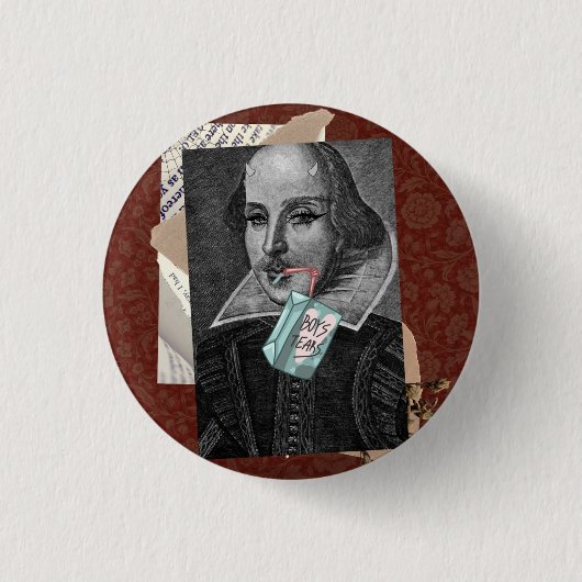 Goth Shakespeare Button (Vorderseite)