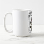 Goth Significant Andere Black Rose Tasse (Links)