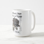 Goth Significant Andere Black Rose Tasse (VorderseiteRechts)