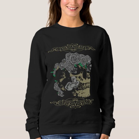 Goth Skeleton Sweatshirt (Vorderseite)