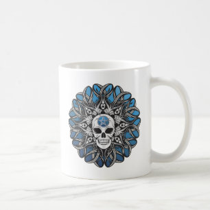 Goth Skull - Blau Kaffeetasse