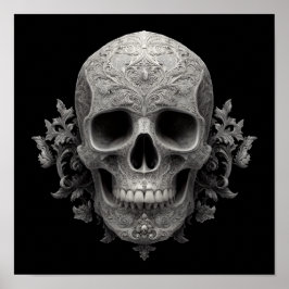 Goth Skull Poster