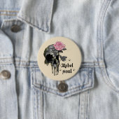 Goth Skull | Rebel-Soul Button (Beispiel)