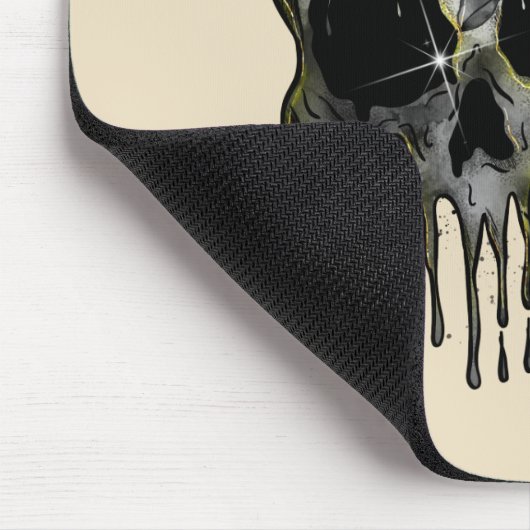 Goth Skull | Rebel-Soul Mousepad (Ecke)