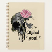 Goth Skull | Rebel-Soul Planer (Vorderseite)
