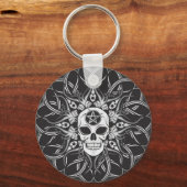 Goth Skull Schlüsselanhänger (Vorderseite)