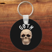 Goth Skull Schlüsselanhänger (Vorderseite)