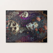 Goth Skull Zombie Woman Gothic Puzzle (Horizontal)