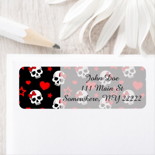 Goth Skulls & Hearts (Insitu)