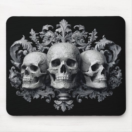 Goth Skulls Mousepad (Vorne)