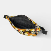 Goth Skulls und Blume BlumenHalloween Bauchtasche (Offen)