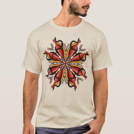 Goth Snakes Blume Tattoo Style T-Shirt
