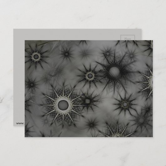 Goth Snowflake Postkarte (Vorne/Hinten)