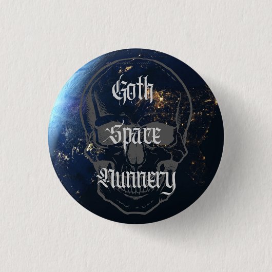 Goth Space Nonnenkloster - Gideon IX Button (Vorderseite)