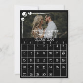 Goth Spaß Dunkle Stimmung Schädel Hochzeit Save The Date (Vorderseite)