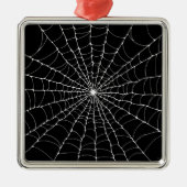 Goth Spiderweb Ornament Aus Metall (Vorne)