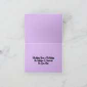 Goth Spiderweb und Hourglass Geburtstag Karte (Innenseite)