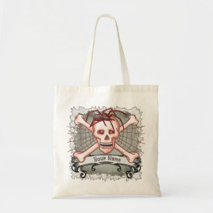 Goth-Spinnenschädel-Tasche Tragetasche