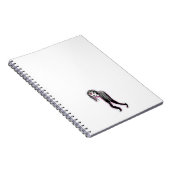 Goth Spiral Foto Notebook Notizblock (Rechte Seite)