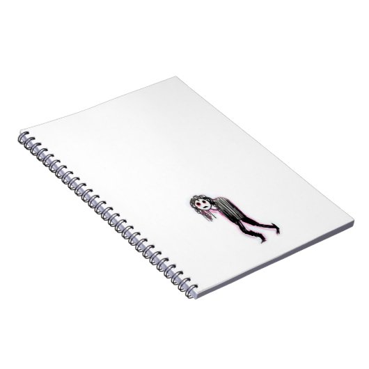 Goth Spiral Foto Notebook Notizblock (Rechte Seite)