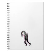 Goth Spiral Foto Notebook Notizblock (Vorderseite)